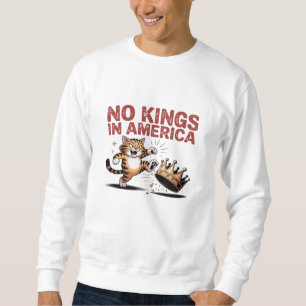 Sweatshirt Pas de rois en Amérique Design esthétique classiqu