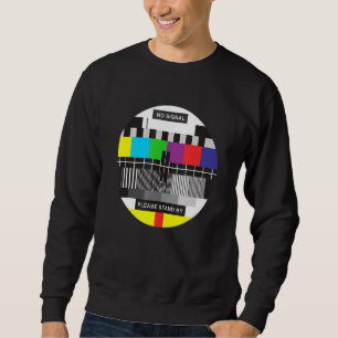 Sweatshirt Pas de Signal Télévision Retro Tv 80s Technicien