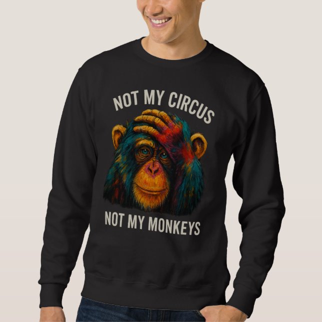 SWEATSHIRT PAS MES SINGES (Devant)