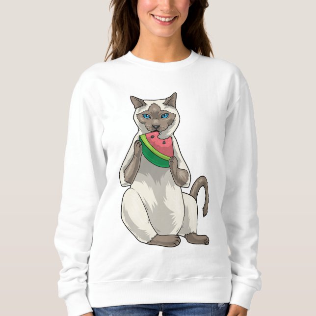 Sweatshirt Pastèque de Siamèse (Devant)