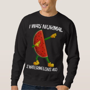 Sweatshirt Pastèque Pour Hommes Femmes Melon Fruit Plante
