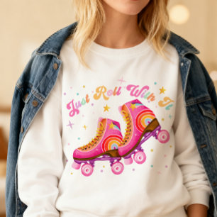 Sweatshirt Patinez tout simplement Patin à roulettes Adolesce