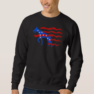 Sweatshirt Patriotique Doberman Pinscher