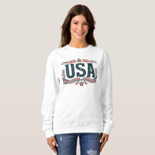 Sweatshirt Patriotique, États-Unis vintages