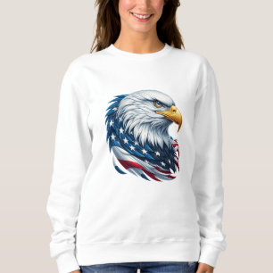 Sweatshirt patriotique féminine