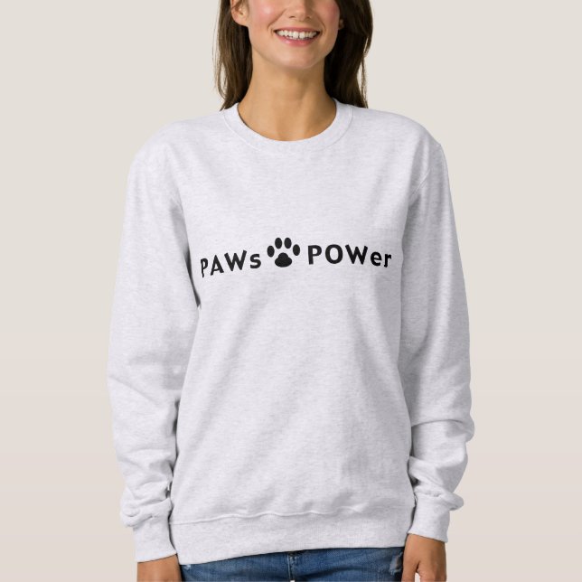 Sweatshirt Paws Power  (Devant)