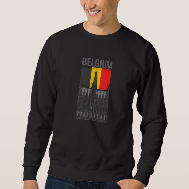 Sweatshirt Pays de Belgique (Devant)
