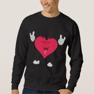 Sweatshirt Peace Love & Death Metal Raccoon Children's Band M