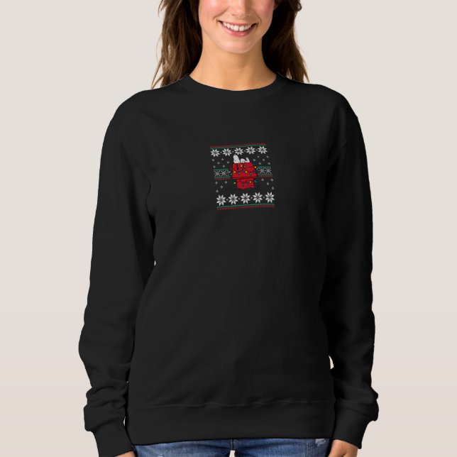Sweatshirt Peanuts - Snoopy Chenil Pull Ugly (Devant)