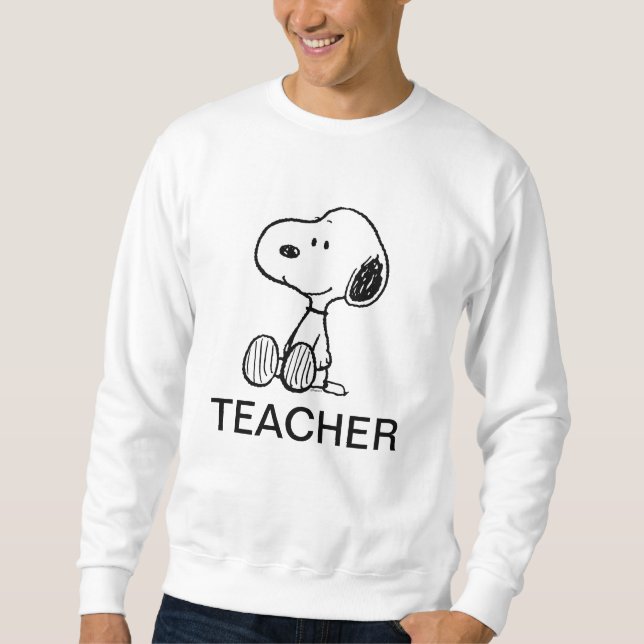 Sweatshirt PEANUTS | Snoopy Teacher (Devant)
