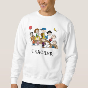 Sweatshirt Peanuts   The Gang Teacher