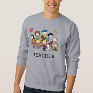 Sweatshirt Peanuts   The Gang Teacher