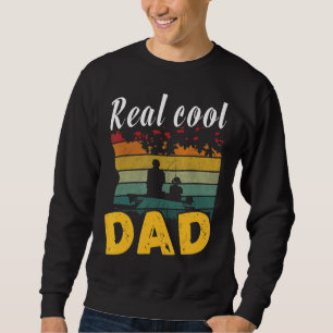 Sweatshirt Pêche vrai Cool papa Pêche hommes pêche