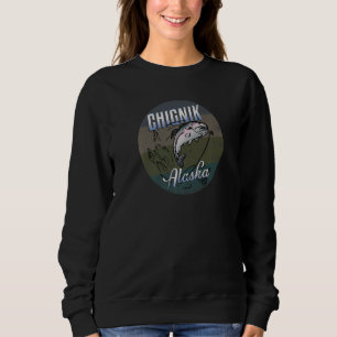 Sweatshirt Pêcheur de saumon commercial en Alaska Processeur 