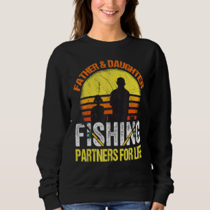 Sweatshirt Pêcheur Papa Et Fille Partenaires De Pêche Pour Li