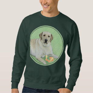 Sweatshirt Peinture de balles de tennis et de retrieur du Lab