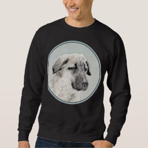 Sweatshirt Peinture de berger anatolienne - Art original de c