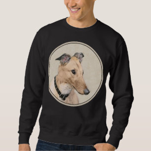 Sweatshirt Peinture de Greyhound - Joli Art Original de Chien