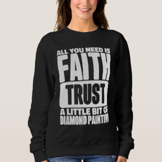 Sweatshirt Peinture Diamond Pour Artistes Et Art