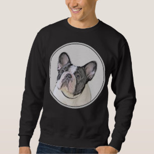 Sweatshirt Peinture française de Bulldog (Pied de broche) - A