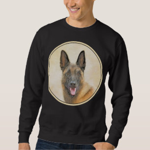 Sweatshirt Peinture Malinoise belge - Cute Original Chien Art