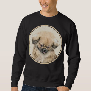 Sweatshirt Peinture Pekingese - Cute Original Chien Art