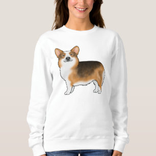 Sweatshirt Pembroke Welsh Corgi Tricolore à Tête Rousse Chien