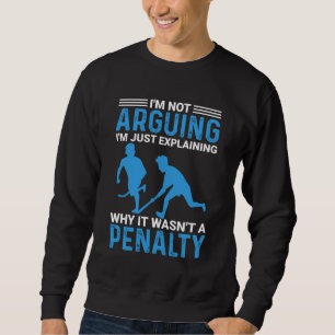 Sweatshirt Pénalité du joueur de hockey