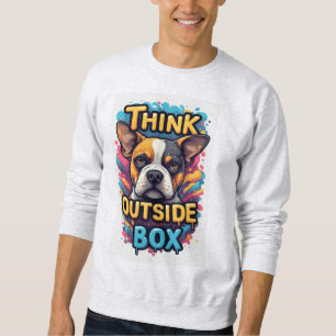 Sweatshirt Pensez en dehors de la boîte : Portrait adorable d