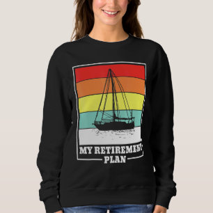 Sweatshirt Pension de retraite Bateau voilier