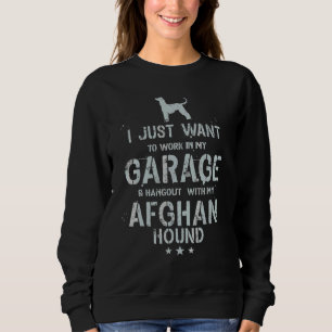 Sweatshirt Père Lévrier Afghan Garage Hommes Pendent