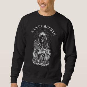 Sweatshirt Père Noël Muerte Crâne sucre Femme Deity Satanic D