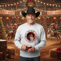 Père Noël occidental Yee Haw C'est Noël