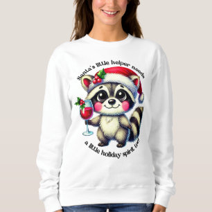 Sweatshirt Père Noël petit aide dans un esprit festif
