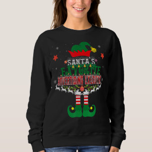 Sweatshirt Père Noël Publicité Favorite Elf Christm Executive