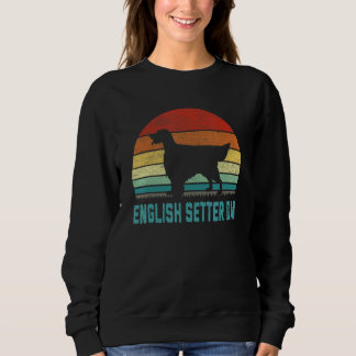 Sweatshirt Père Setter Anglais Vintage Chien
