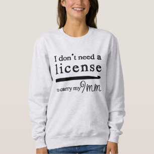 Sweatshirt Permis de crochet de crochet ・ Artisanat