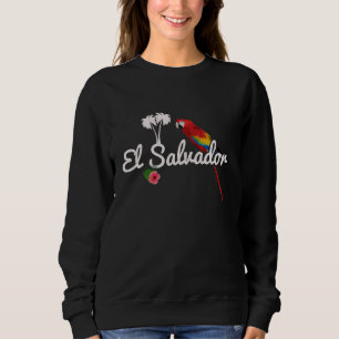 Sweatshirt Perroquet Ara El Salvador Vintage Fierté Salvadori