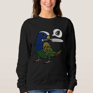 Sweatshirt Perroquet couteau veut des graines I Pionus à tête