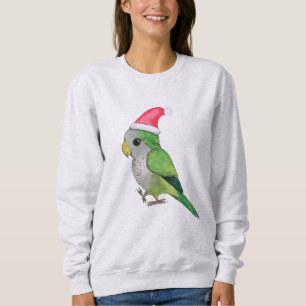 Sweatshirt Perroquet vert de Noël