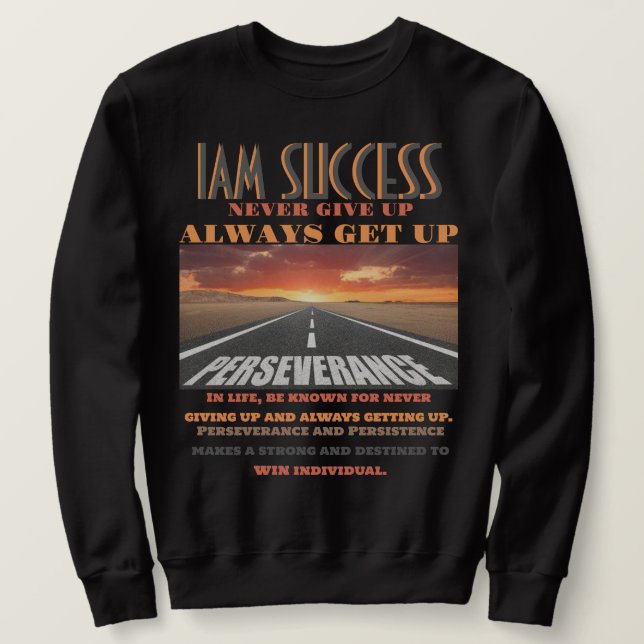 SWEATSHIRT PERSEVÉRANCE (Design devant)