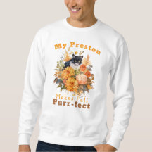 Personnalisable Purr-fect Chat d'automne Preston