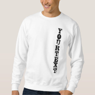 Sweatshirt Personnalisé Ajouter votre texte Elegant Modèle Ba