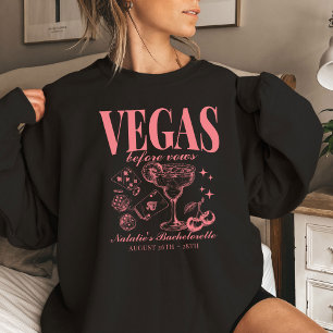 Sweatshirt Personnalisé Las Vegas Bachelorette Party