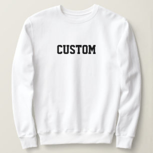 Sweatshirt Personnalisé Mariage Vintage minimaliste personnal