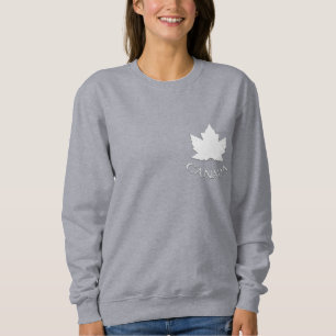 Sweatshirt Personnaliser canadienne sur les chemises de femme