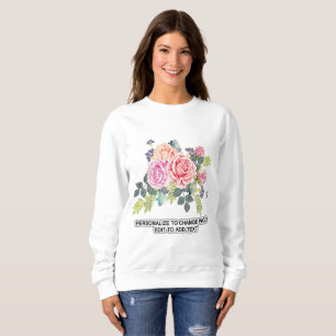 Sweatshirt Personnaliser Photo Citation d'oeuvres d'art fémin
