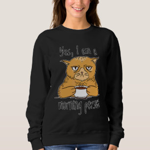 Sweatshirt Personne du matin Sarcastique Ironique Misanthropi