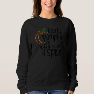 Sweatshirt Petit Citrouille Avec Beaucoup D'Épices Enfants Th