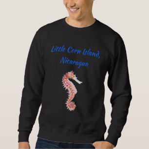 Sweatshirt Petit Corn Island Nicaragua Seahorse Souvenir
